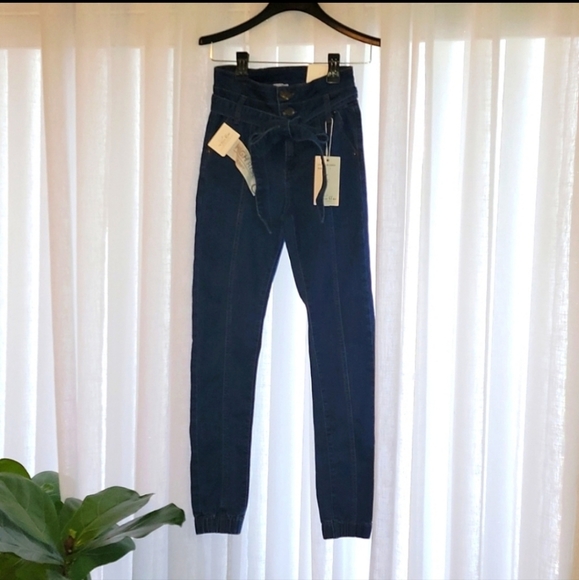 Vince Blue New York High Rise Skinny Junior Jeans Size 1 - Picture 5 of 5